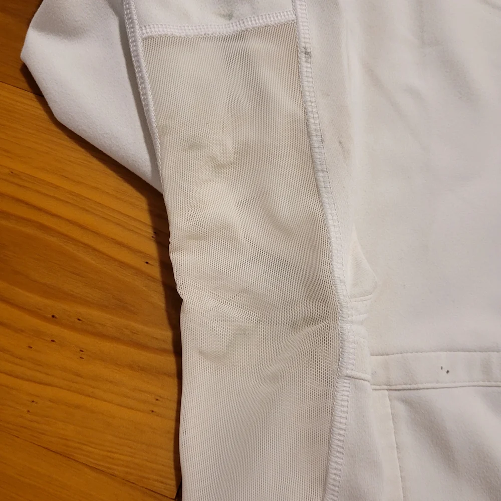 Lululemon Athletica White Zip-Up Jacket